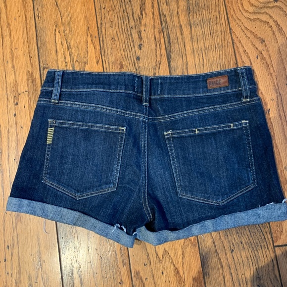 Paige denim shorts worn a few times with cuffs - Picture 2 of 5